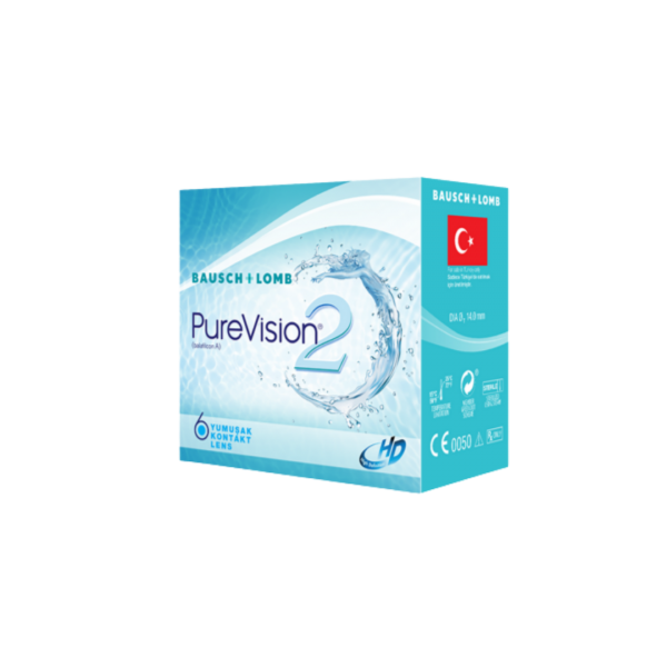 Bausch + Lomb Pure Vision 2 Hd - Şeffaf Lens Bausch + Lomb Pure Vision 2 Hd - Şeffaf Lens